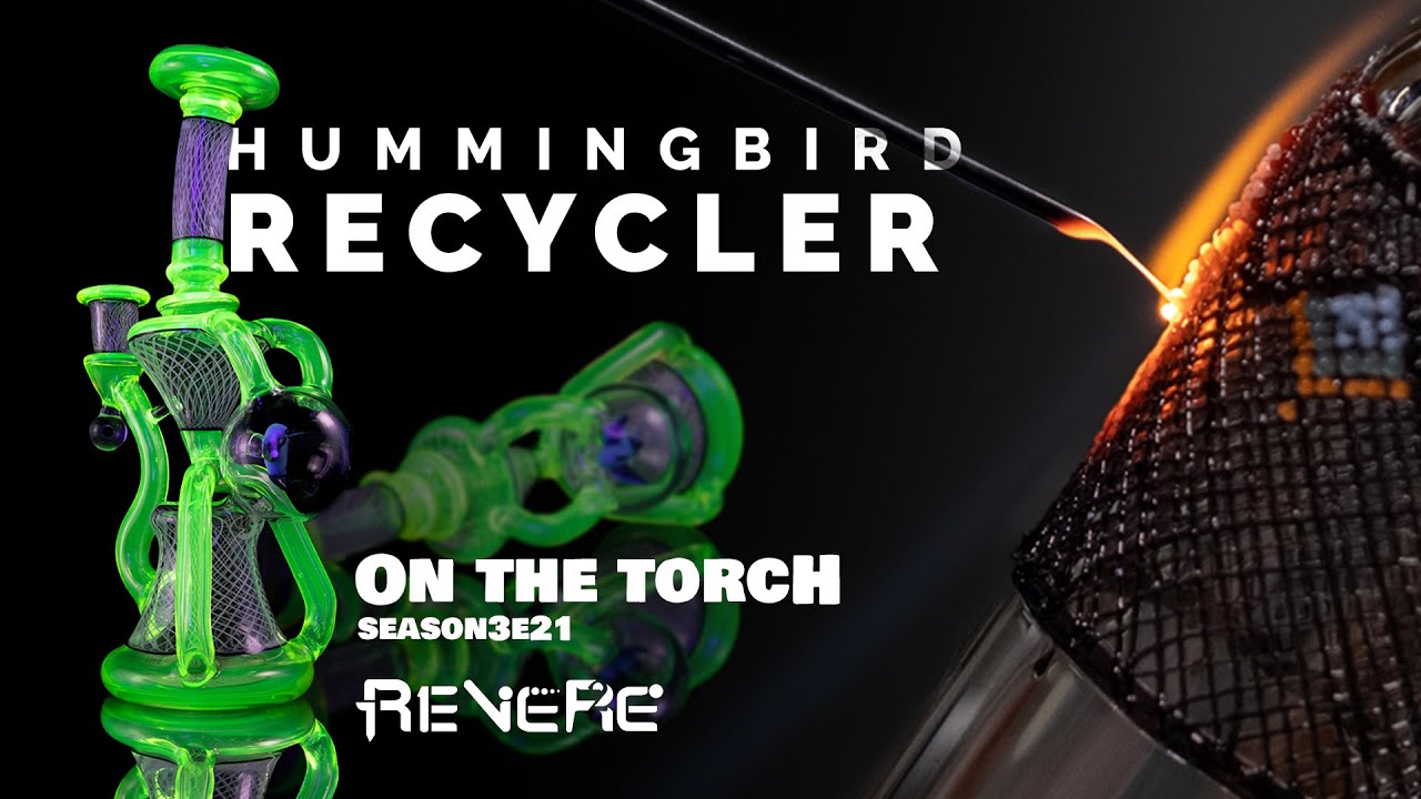 Illuminati Retti Hummingbird Recycler || How to Blow Glass || On the Torch SEASON 3 Ep 21