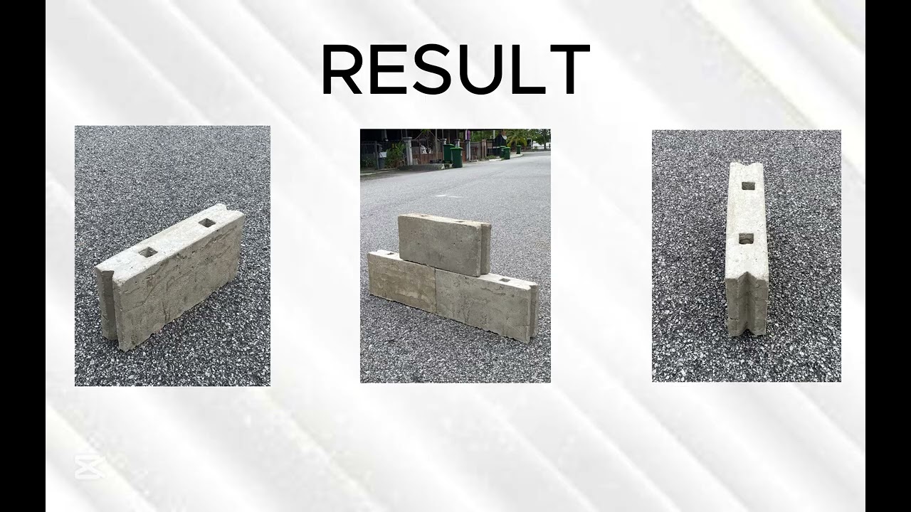 LIGHTWEIGHT BLOCK CONCRETE WITH BAMBOO FIBER