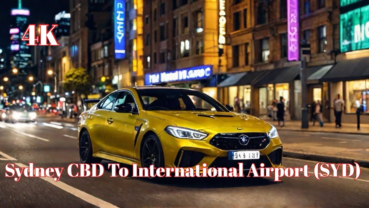 EXPERIENCE Sydney's NIGHTTIME MAGIC From Wentworth Ave Sydney To Sydney International Airport (SYD)