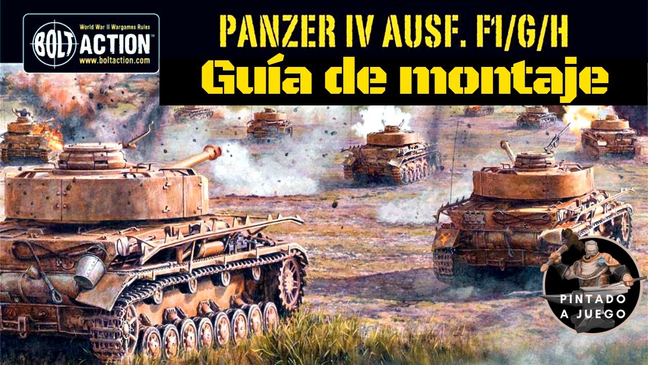 👨&zwj;🏭TUTORIAL DE MONTAJE👨&zwj;🏭👨&zwj;🔧 PANZER IV  AUSF. F1/G/H ITALERI 1/56 para Bolt Action👩&zwj;🔧