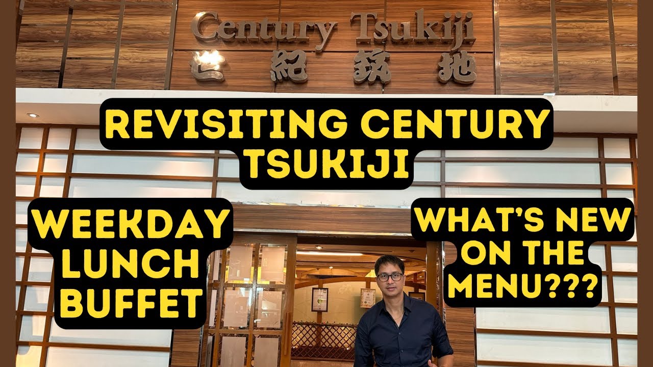 Revisiting Century Tsukiji: Weekdays Menu Explorations | Japanese Buffet Food Review | GabsmashTV