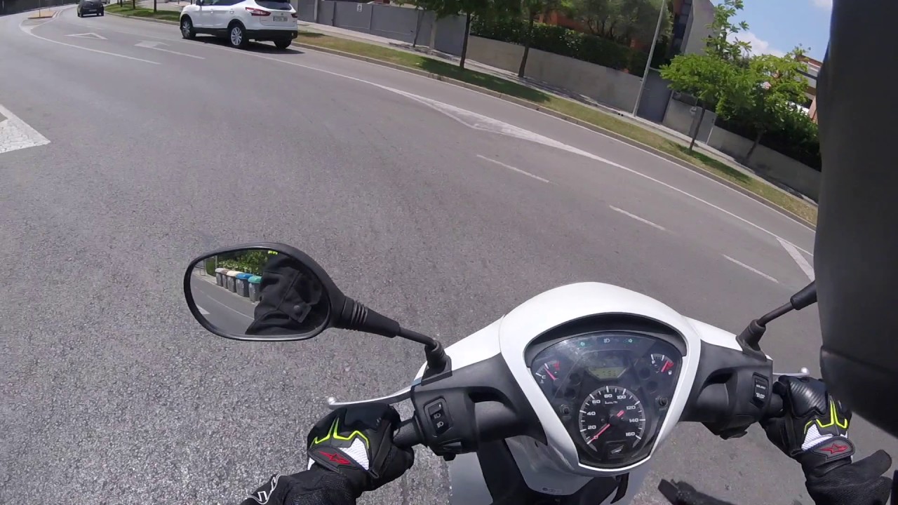Honda SH125 | Recorrido interurbano, Barcelona - Sant Cugat - Barcelona 26 Km