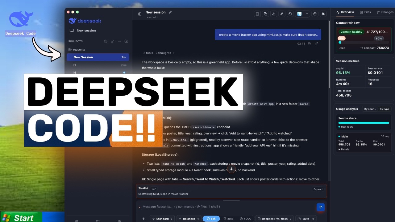 ОФИЦИАЛЬНЫЙ код от DeepSeek: прощайте, Claude и Codex! Это просто НЕВЕРОЯТНО!