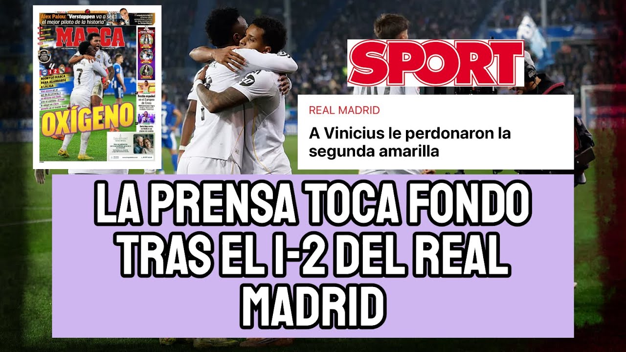 DRAMA EN LA PRENSA TRAS EL 1-2 DEL REAL MADRID: ISAAC FOUTO, ANTONIO ROMERO Y SPORT SE VUELVEN LOCOS