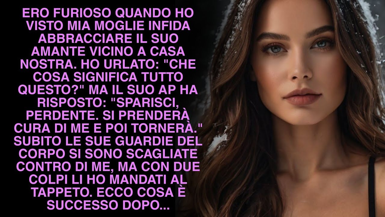 ERO FURIOSO QUANDO HO VISTO MIA MOGLIE INFIDA ABBRACCIARE IL SUO AMANTE VICINO A CASA NOSTRA
