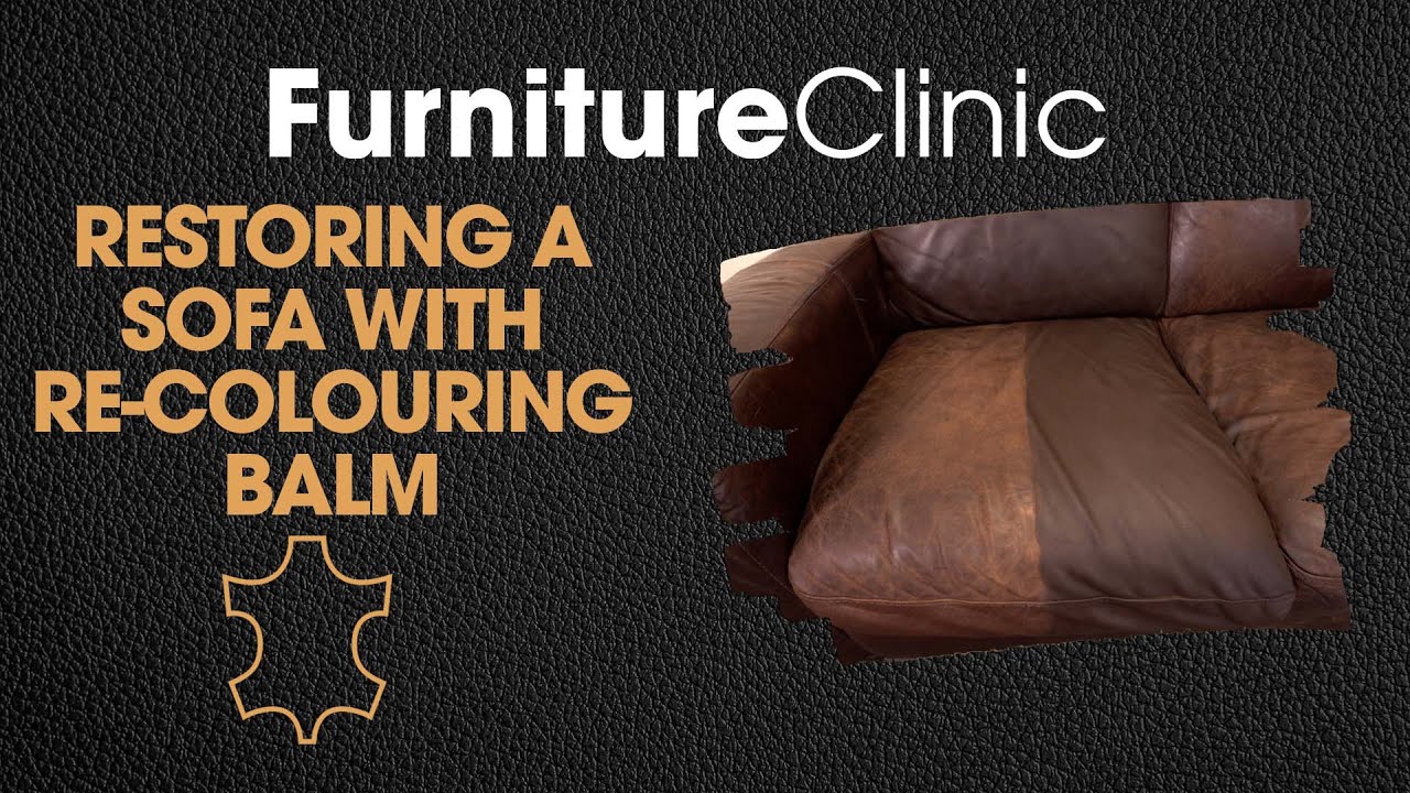Quickly Restore the Colour of Leather Furniture With Recolouring Balm