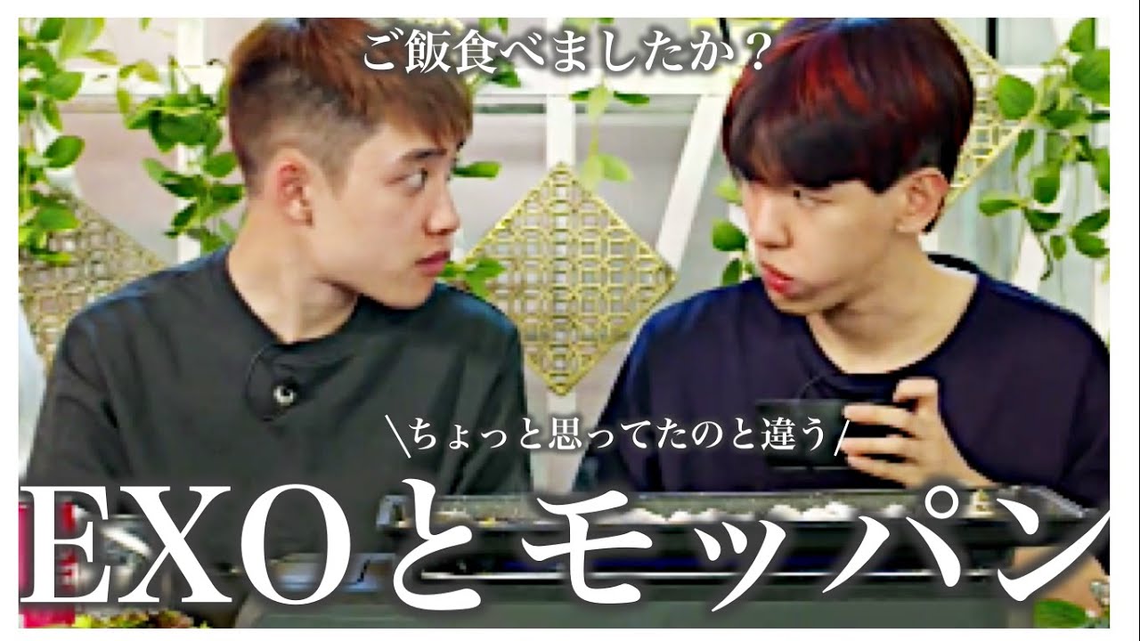 【EXO_日本語字幕】味が全部顔に出るグループのモッパン