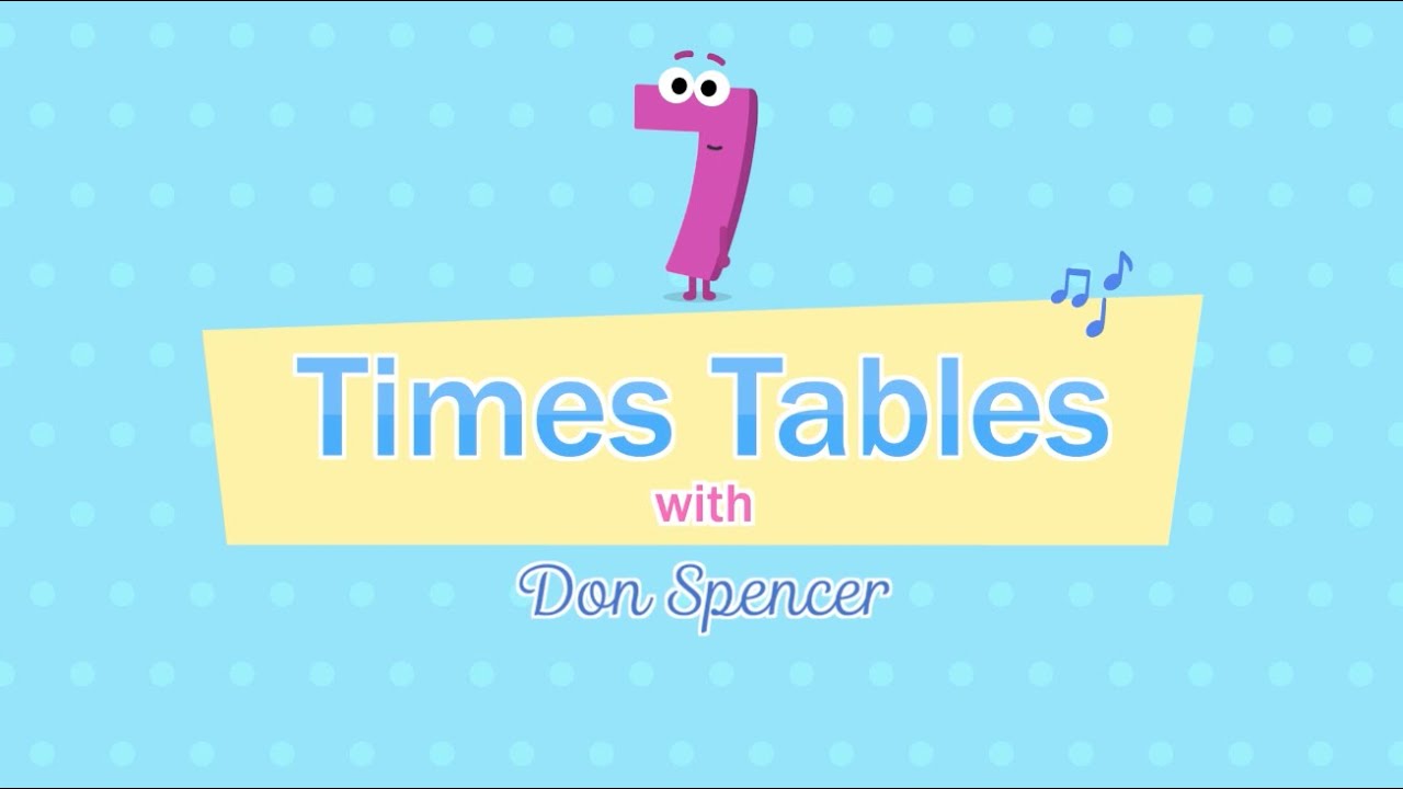 Don Spencer - Seven Times Tables (Official Animated Video)