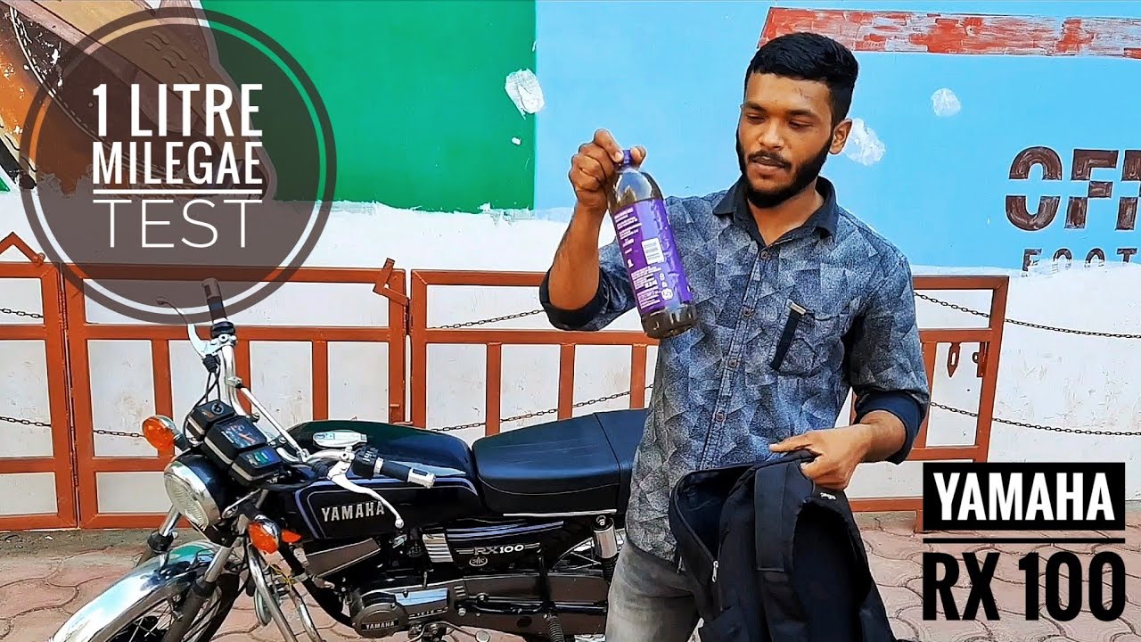 Rx 100 | 1 litre mileage test | itna kese de diya is gaadi ne😲