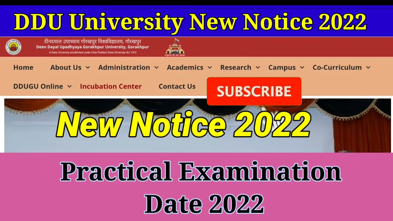 Ddu University new Notice 2022 | DDU University News Today | ddu Phd practical Exam date | DDU News|