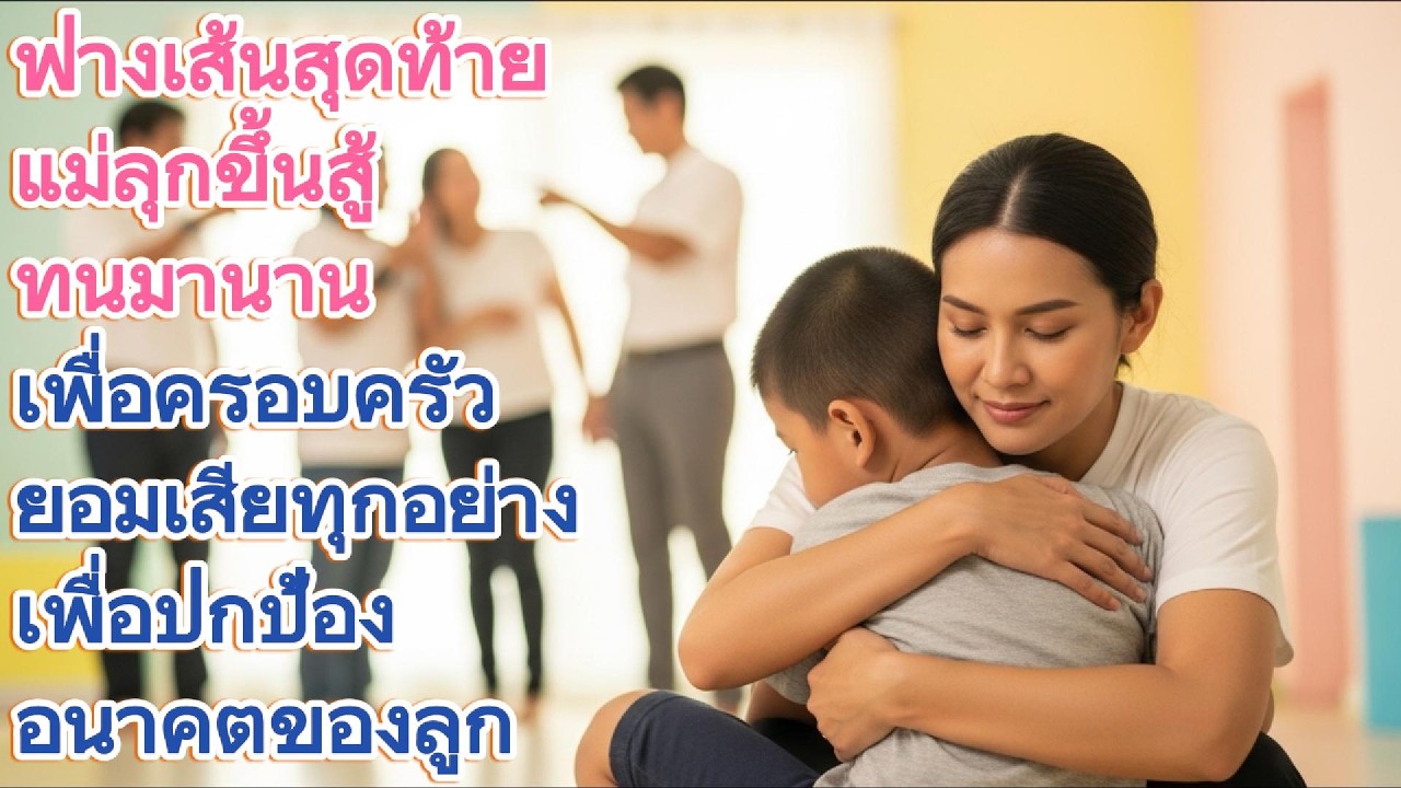 ยื่นใบหย่ากลางโต๊ะ! เมื่อครอบครัวสามีบังคับสละสิทธิ์เรียนลูก