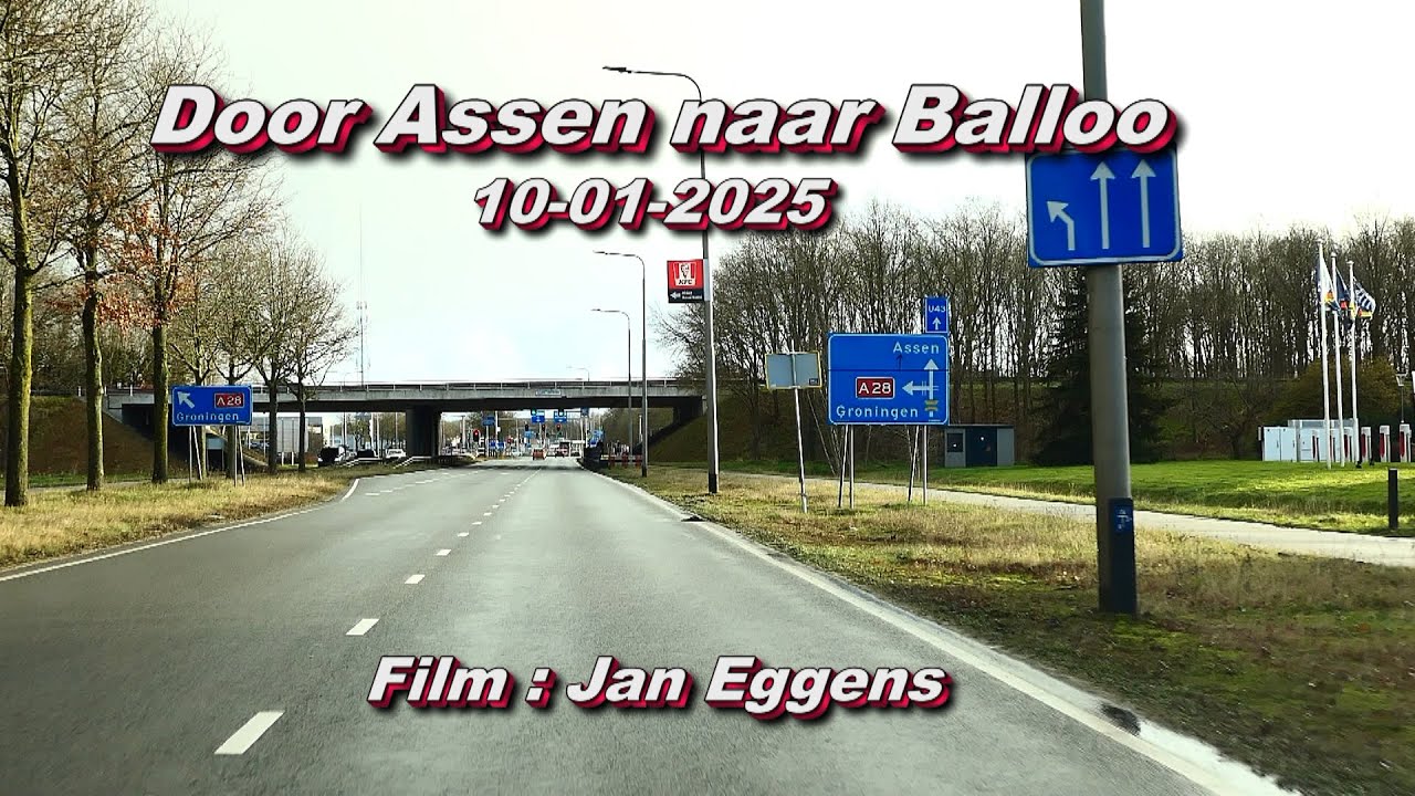 Door Assen naar Balloo 10 01 2025