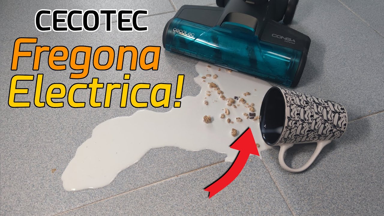 Conga PopStar 29600 - PRUEBA DE LIMPIEZA Y FREGADO 💦 | Fregona Eléctrica