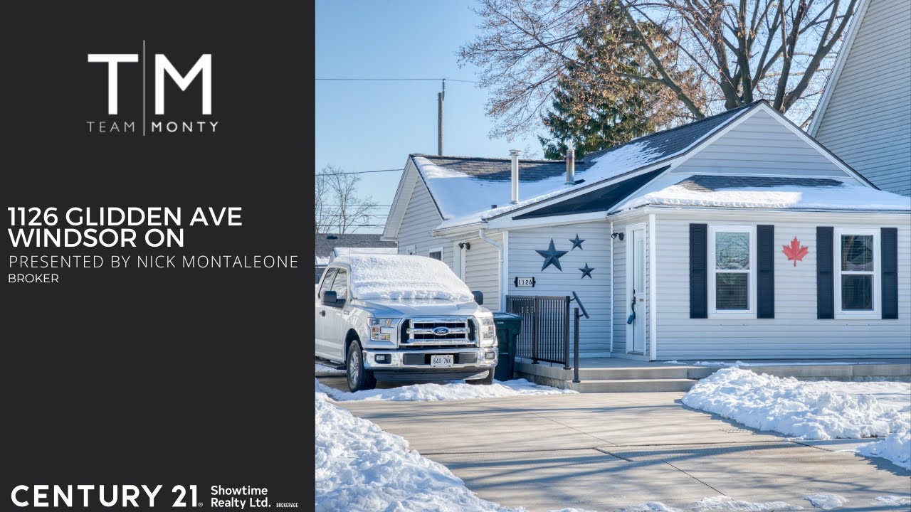 1126 Glidden Ave Windsor ON | Presented by Nick Montaleone, Broker