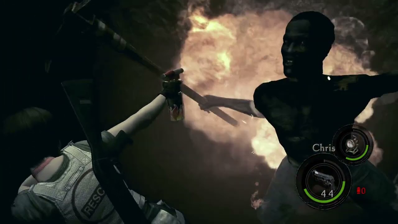 Resident Evil 5 PT 6 Pulling out Rebecca