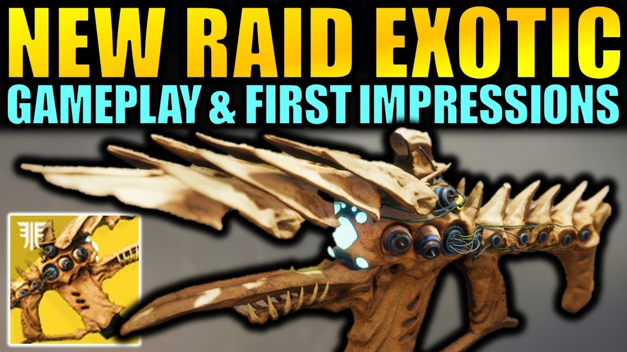Destiny 2: NEW RAID EXOTIC! - One Thousand Voices First Impressions! | Last Wish Forsaken Raid