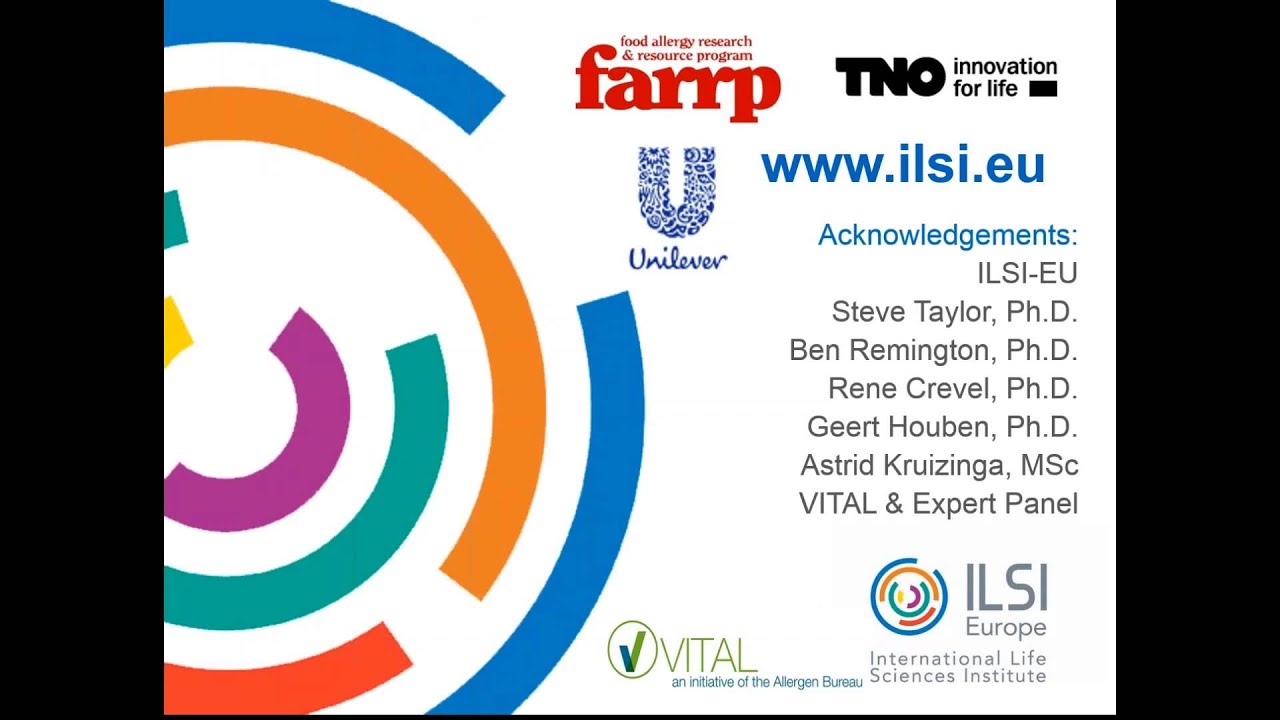 ILSI Europe: Allergen Risk Assessment and Reference Doses