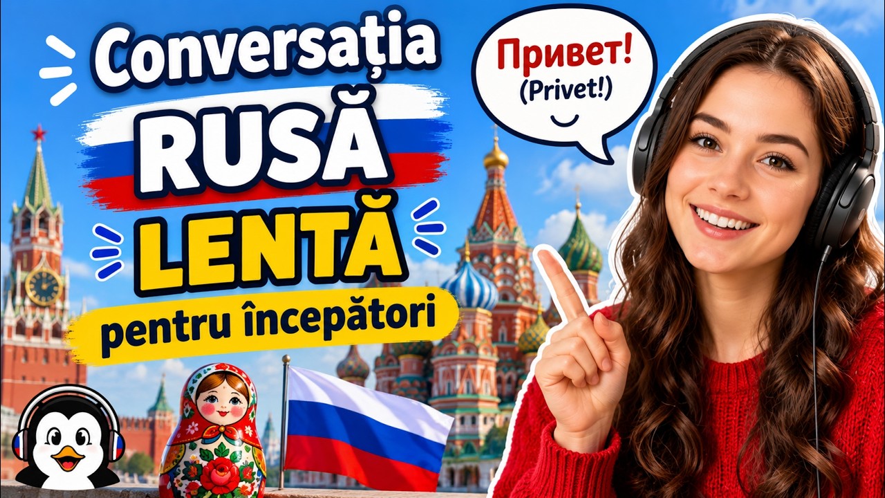 Conversația rusă lentă pentru începători