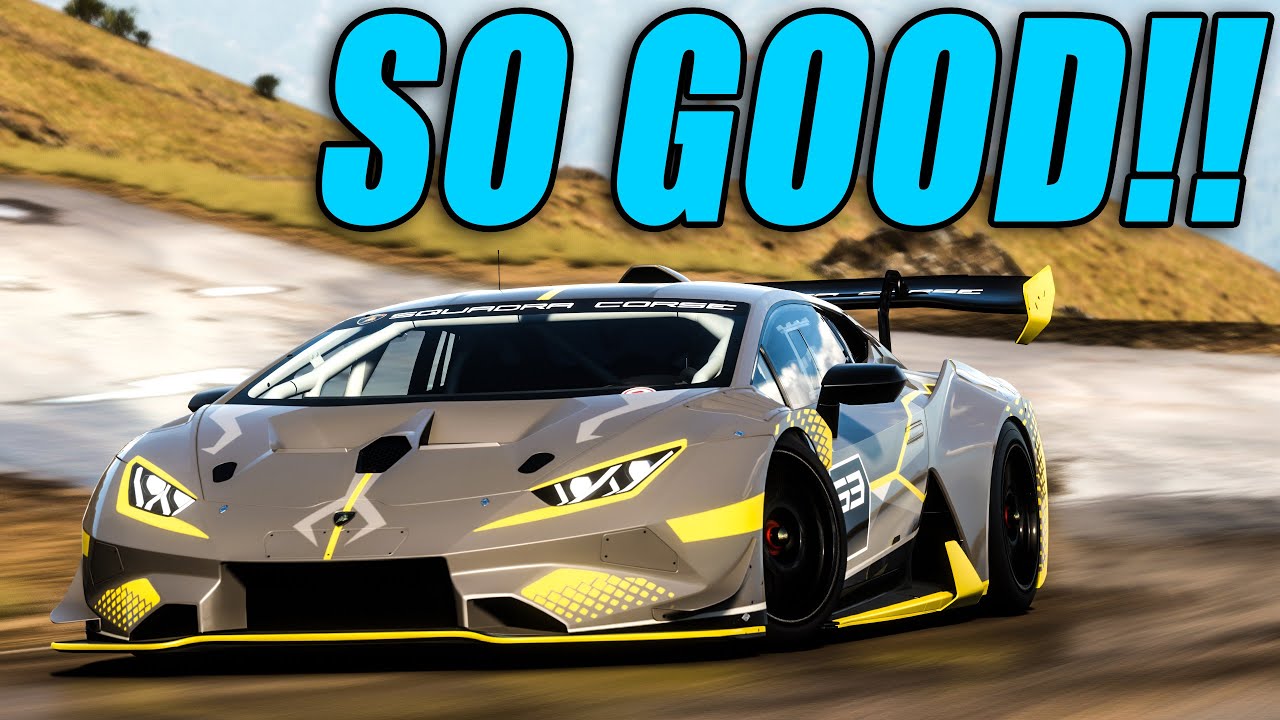 NEW LAMBORGHINI SUPER TROFEO RACE CAR IS SO GOOD TO DRIVE ON FORZA HORIZON 5