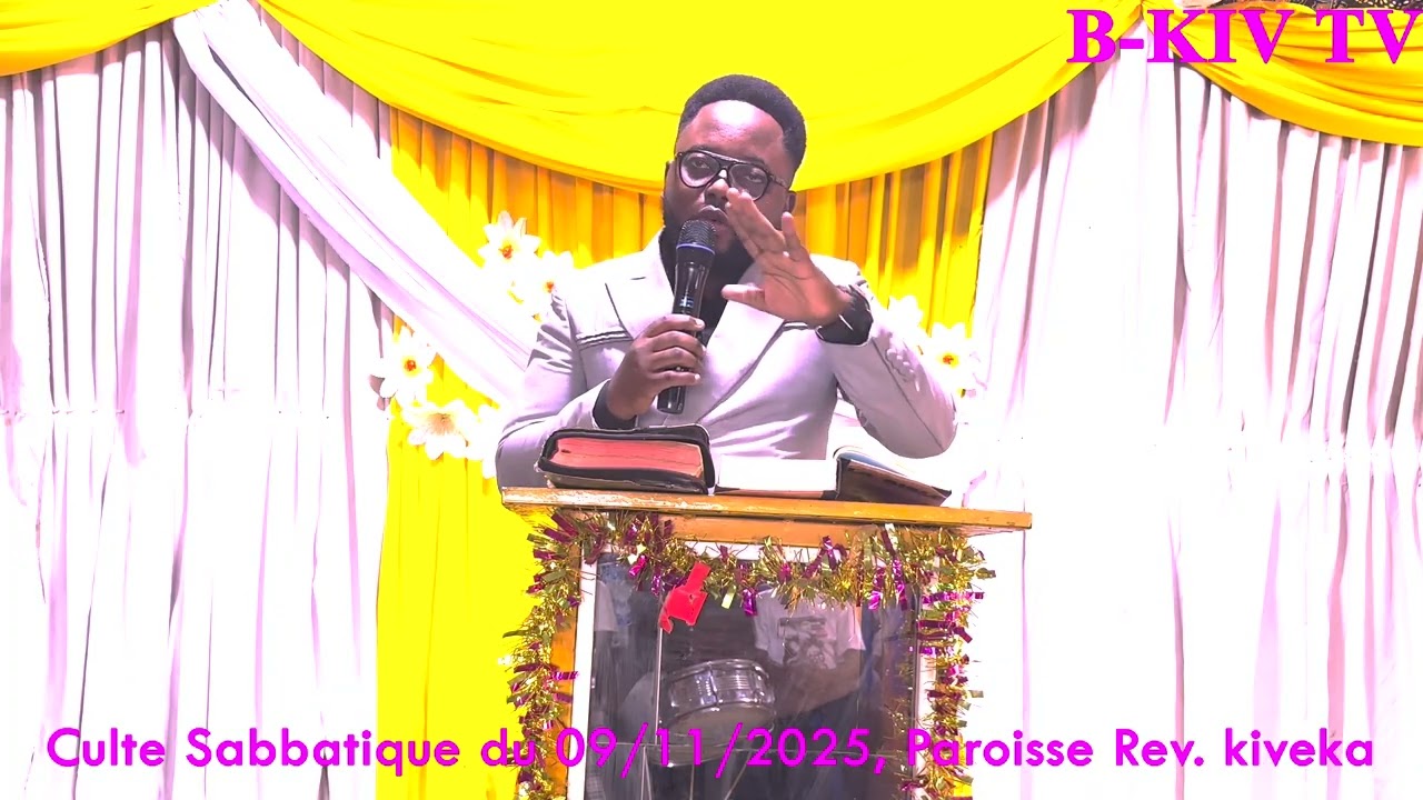 Prédication du prédicateur KIVEKA LUTALADIO A LA PAROISE Rev. kiveka