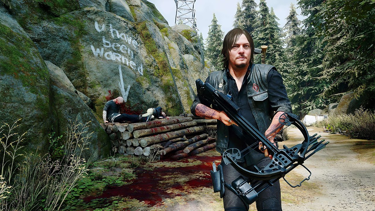 Daryl Dixon Being Aggressive - Stealth Kills & Free Roam Combat - Days Gone PC Gameplay