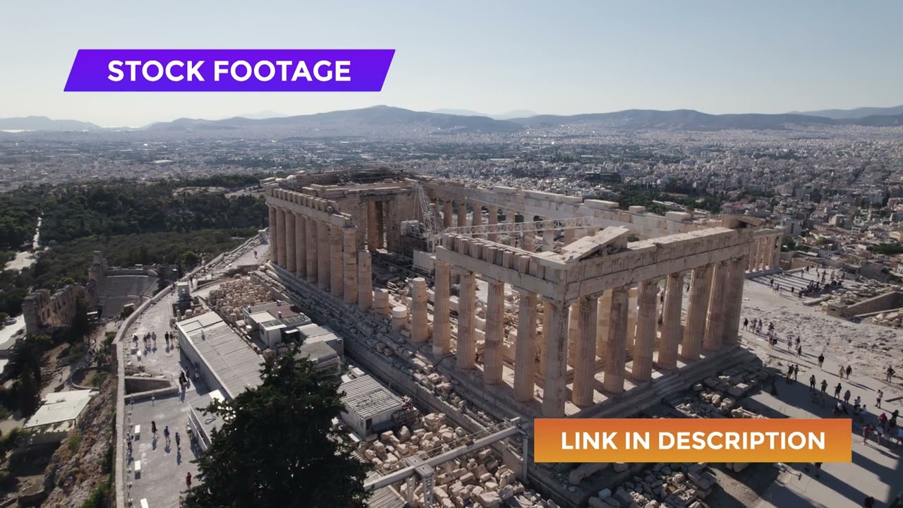 Greece 🇬🇷 Athens Acropolis Drone [4K] Clip 11