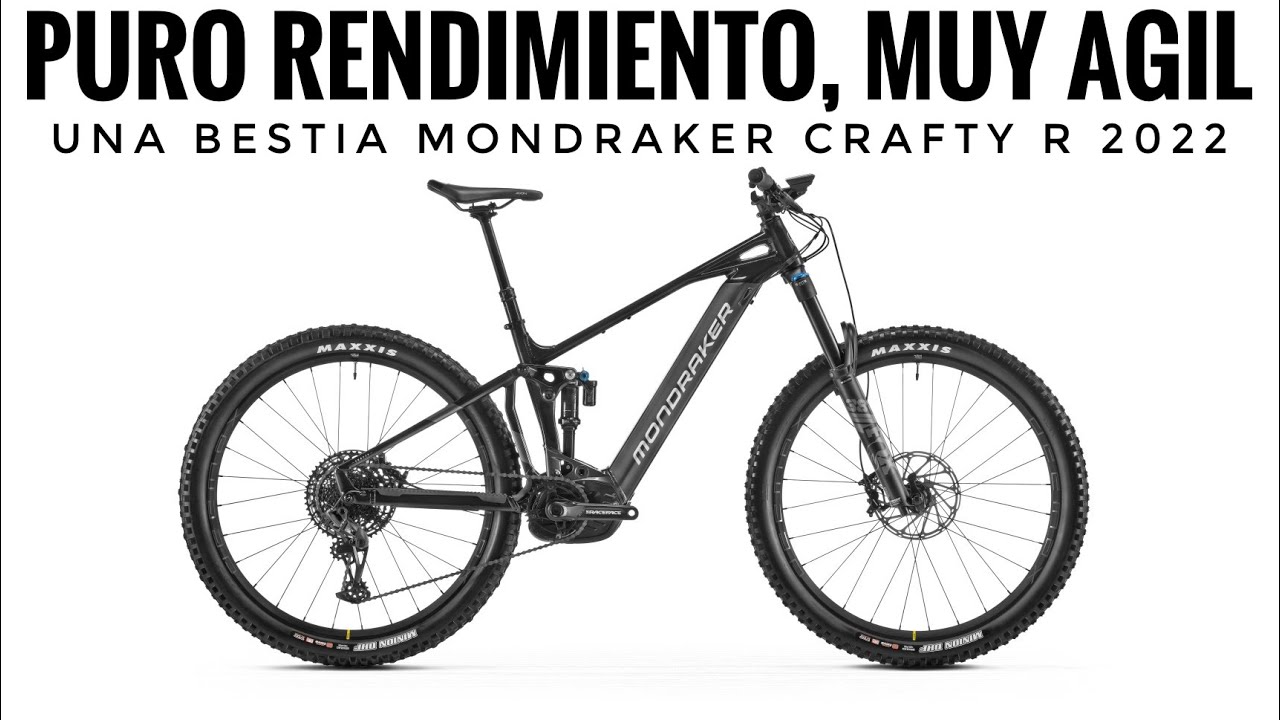 MONDRAKER CRAFTY R 2022 Una bestia con el nuevo motor Bosch y batería de 750 Wh  (ebike, eMTB)