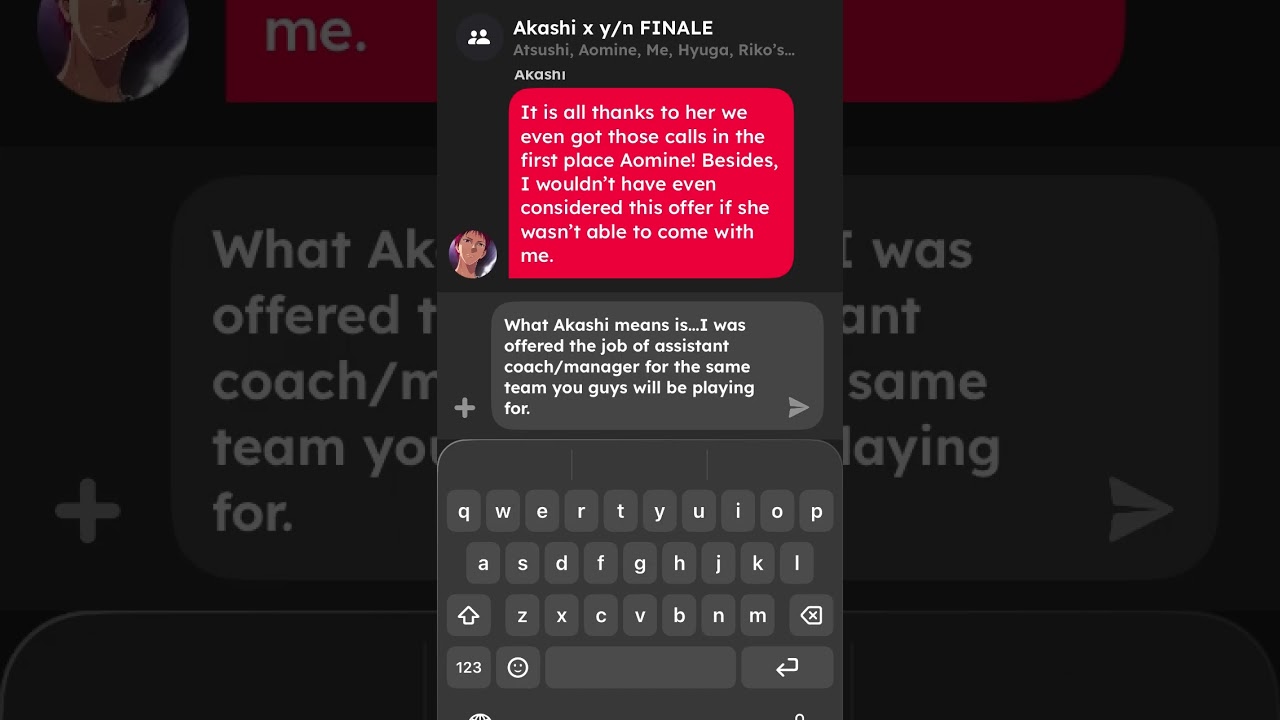 Akashi x y/n text story FINALE