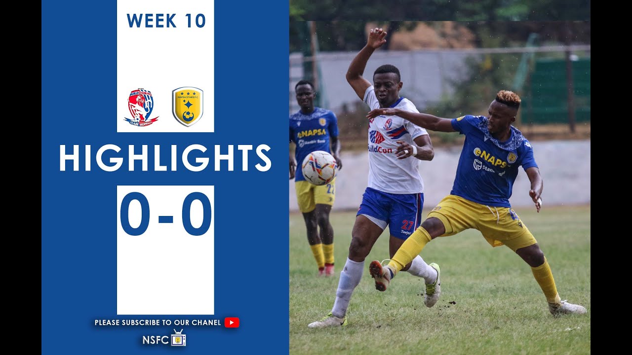 MATCH HIGHLIGHTS- Buildcon vs NAPSA Stars (Week-10)