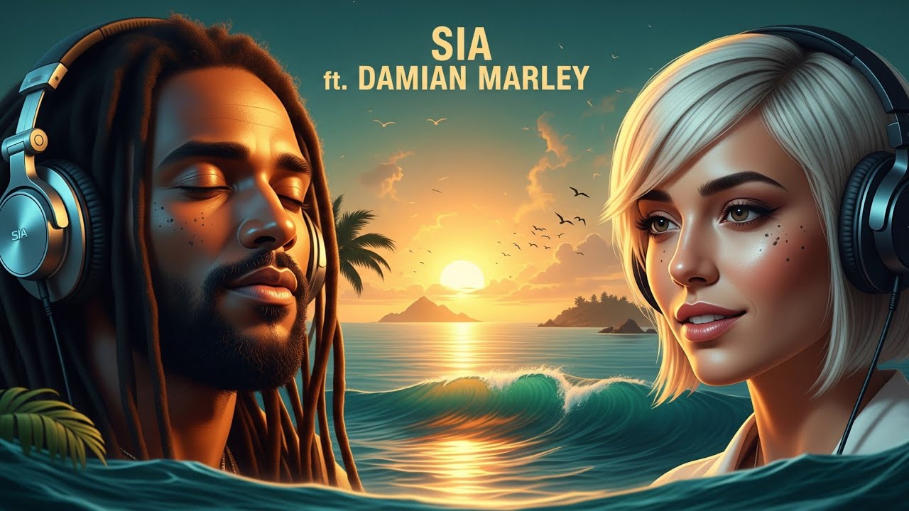 Sia ft Damian Marley - Love The Way You Lie | AI Music Video (Cinematic Pop Reggae Fusion)