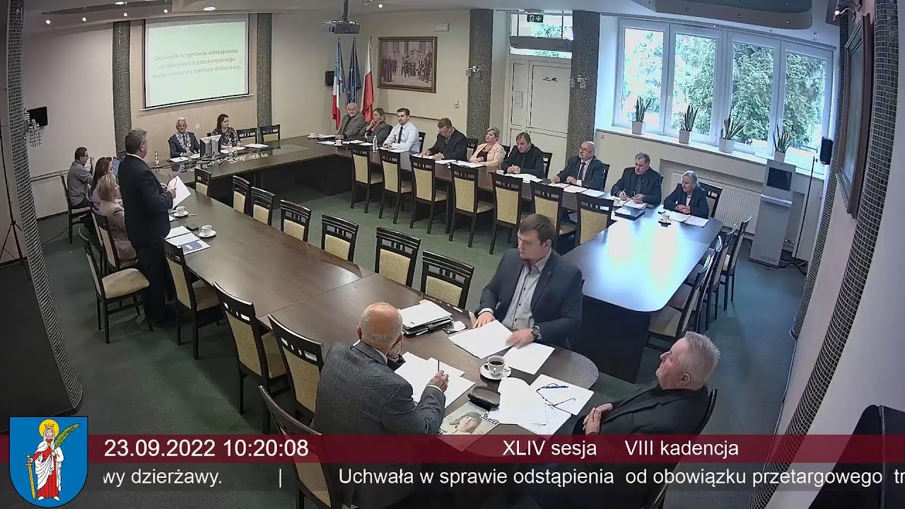 Transmisja Sesji Rady Miejskiej w Tyczynie - 23-09-2022