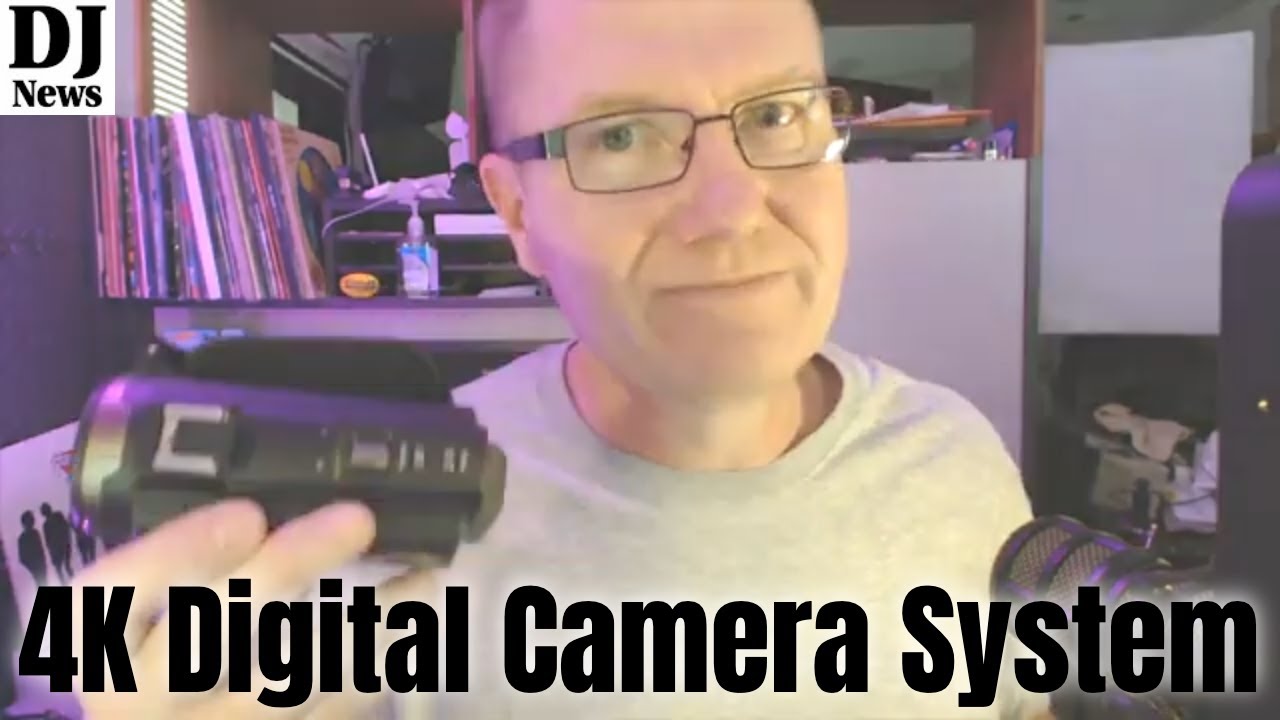 Small Digital Camera For Podcast, Youtube Video Creators And Outdoor Events Demonstration