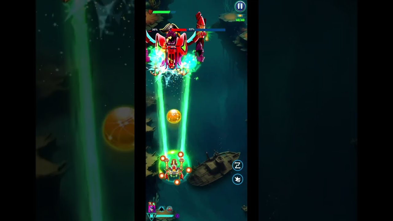 Level 20 Galaxy Attack Alien Shooter - Crimson Skullbreaker - Black Flag Quantum Raid #gaas #gaming