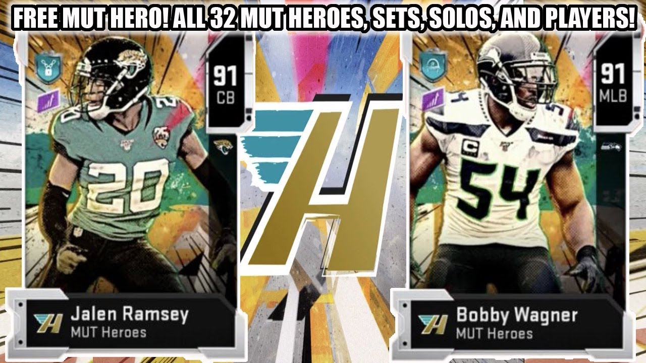 FREE MUT HERO! ALL 32 MUT HEROES REVEALED, ALL SETS, SOLOS, AND PLAYERS! | MADDEN 20 ULTIMATE TEAM