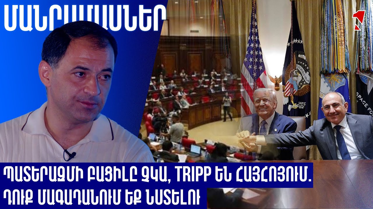Պատերազմի բացիլը չկա, TRIPP են հայհոյում. դուք Մագադանում եք նստելու