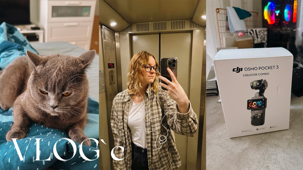 VLOG`c | купила DJI Osmo Pocket 3 ✨ новая камера