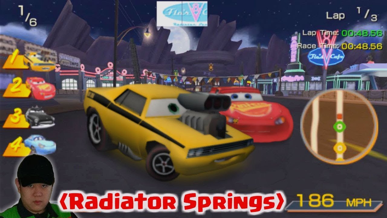CARS PSP Snot Rod GAMEPLAY - Radiator Springs (Postcard) HD