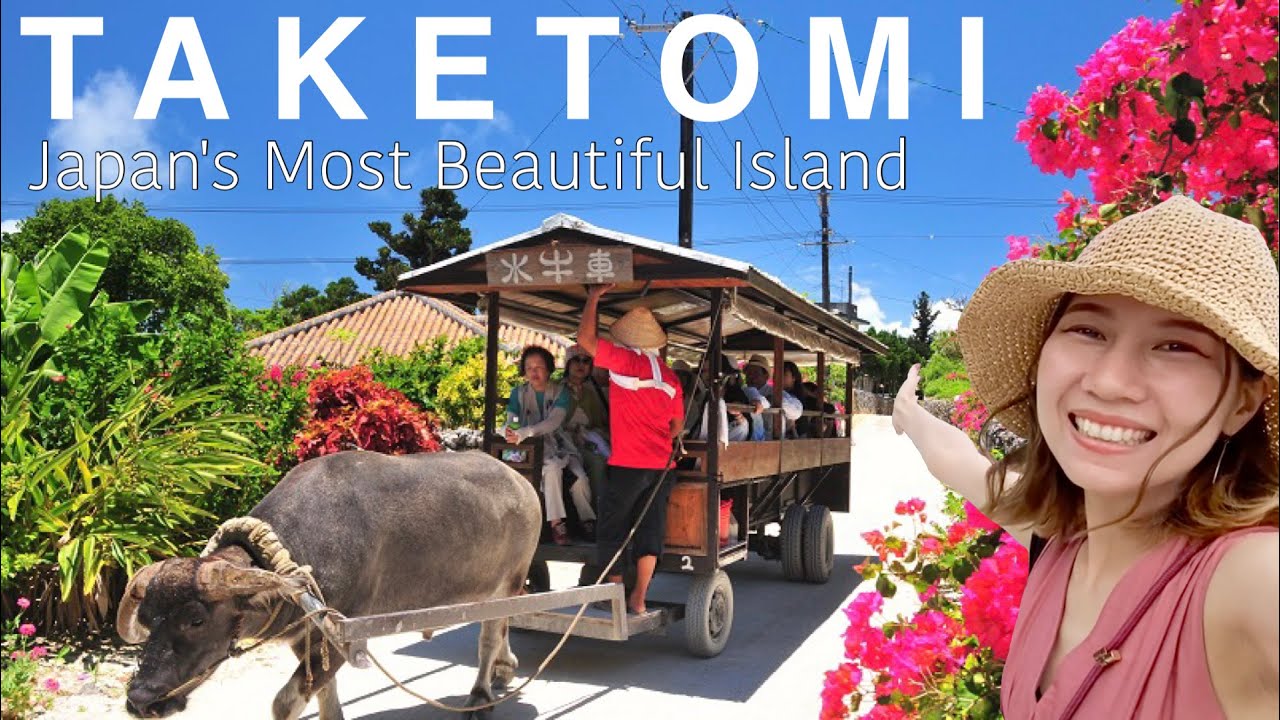 TAKETOMI ISLAND in OKINAWA🇯🇵 15 minutes from Ishigaki Island⭐️ Japan travel vlog