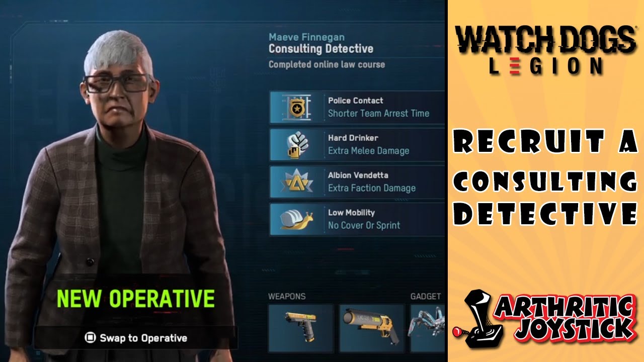 Recruit A Consulting Detective | Watch Dogs Legion