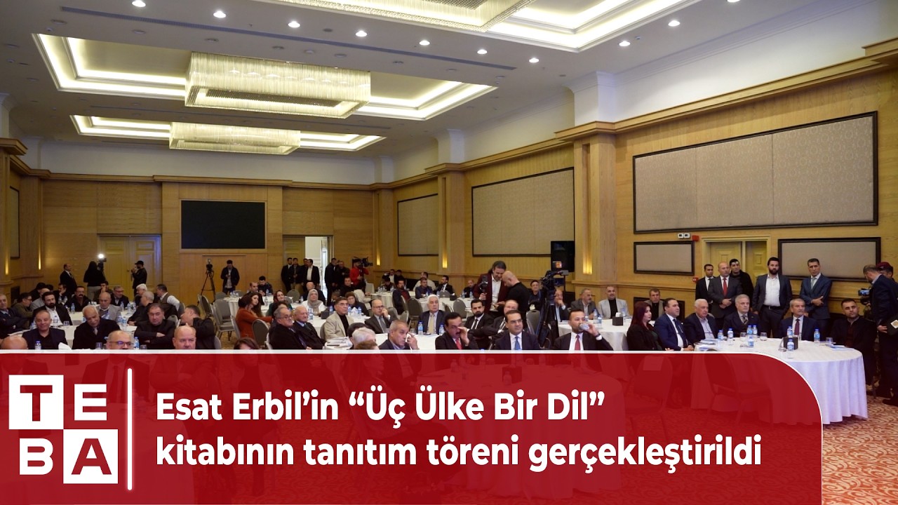 Esat Erbil’in “Üç Ülke Bir Dil” kitabının tanıtım töreni gerçekleştirildi