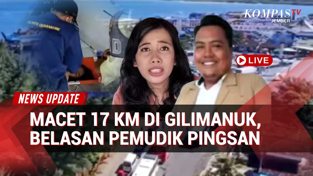 Macet 17 Km di Gilimanuk, Belasan Pemudik Dilaporkan Pingsan