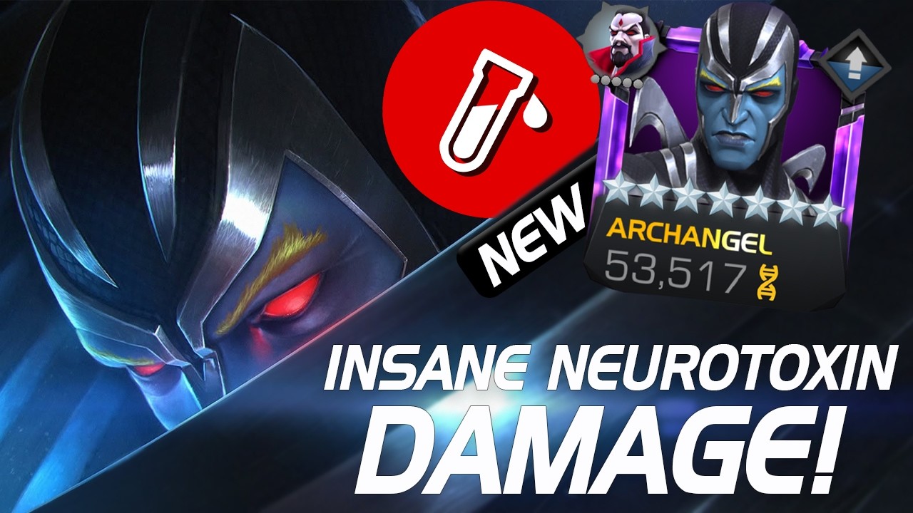 7-звездочный Archangel 4-го ранга | Безумный урон от &laquo;Нейротоксина&raquo; без бустов и синергий | Marve...