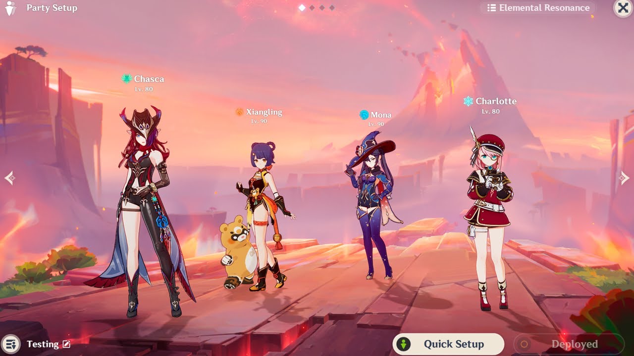 [5.2] Rotation ♦️ Chasca Hypercarry ♦️ Chasca Xiangling Mona Charlotte