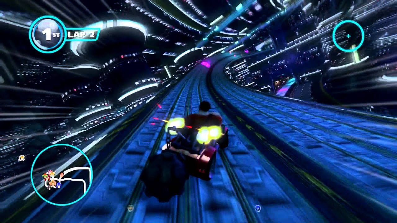 Sonic & All Stars Racing: Transformed (PC) walkthrough - Classic Cup - Egg Hangar