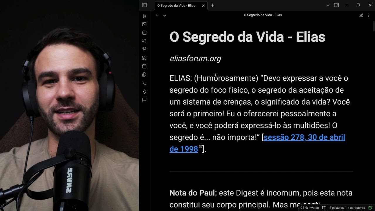 O Segredo da Vida: NÃO IMPORTA!