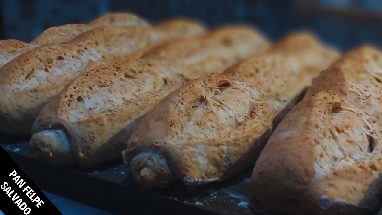 Pan Felipe Receta Fácil: con harina integral y  Refinadora Manual