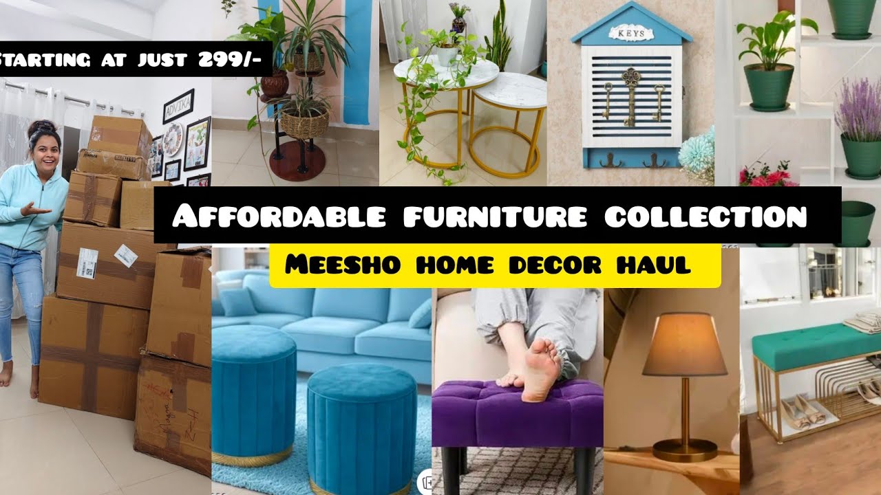 MUST have PRODUCTS Collection 🌺|| Meesho furniture haul || Affordable yet trendy finds #meesho 