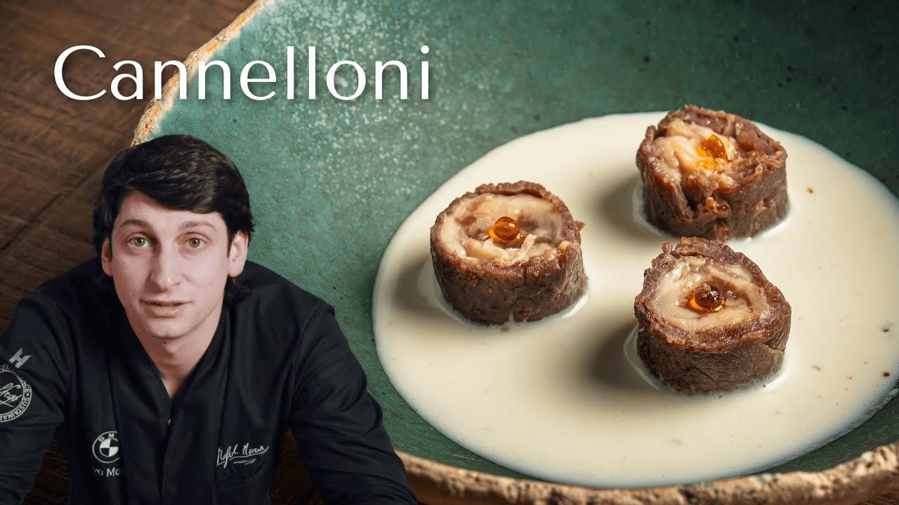 Beef Oyster Cannelloni Recipe | Chef Rafel Muria | Restaurant Quatre Molins