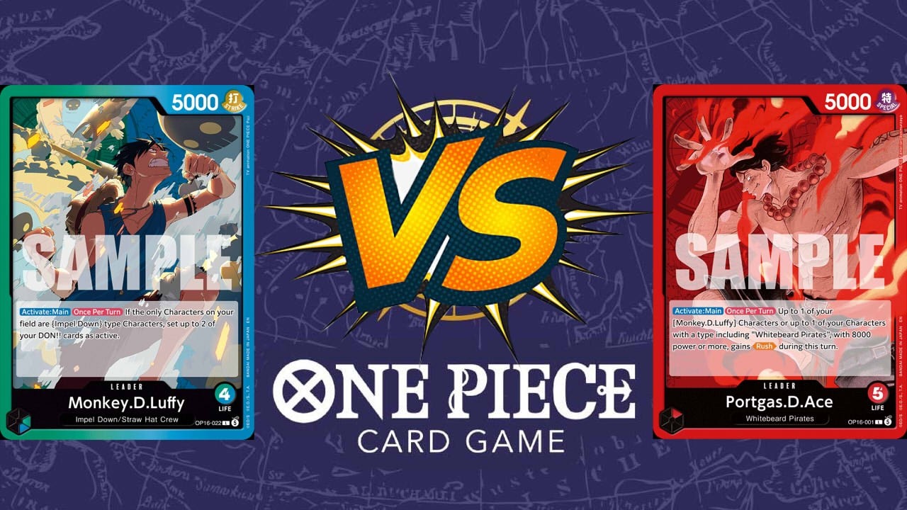One Piece Round 1 GU Luffy vs R Ace