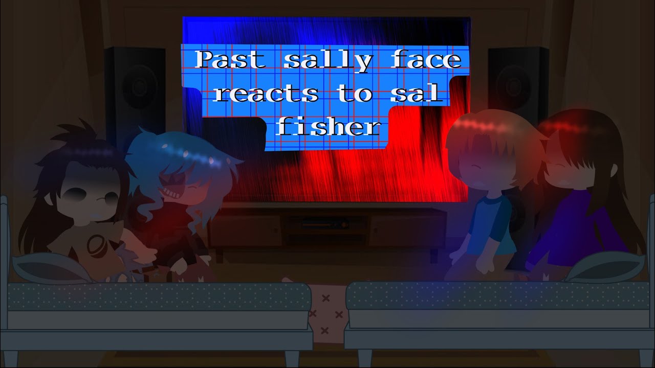 Past sally face reacts to sal fisher || Gacha club || Angst only || TW IN DESC